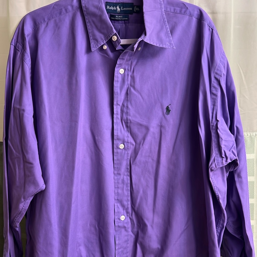 Ralph Lauren Blake blue label 100% two ply cotton. XL